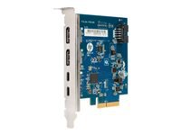 HP Dual Port Add-in-Card - Thunderbolt adapter - PCIe - Thunderbolt 3 x 2 - for Workstation Z1 G5 Entry, Z2 G5