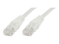 MicroConnect CAT 6 Ikke afskærmet parsnoet (UTP) 0.5m Netværkskabel Hvid