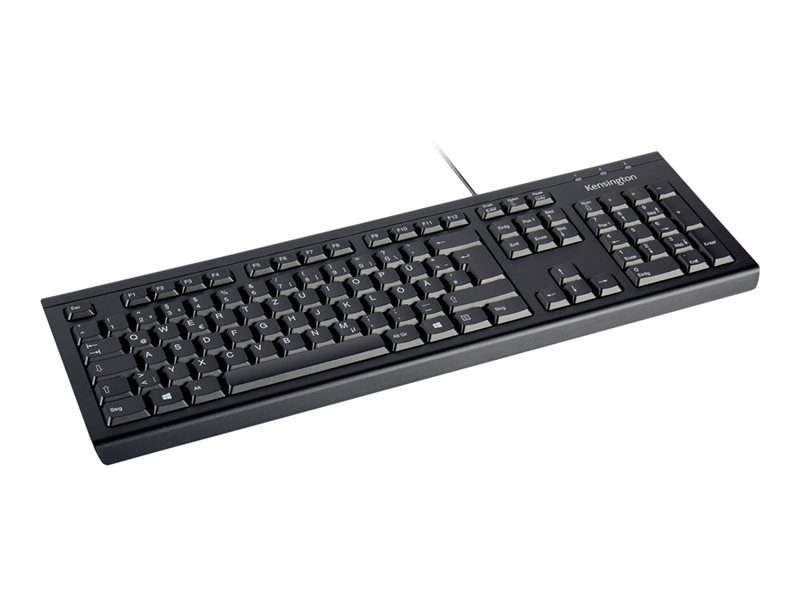 Kensington ValuKeyboard - Tastatur - USB - Deutsch - Schwarz