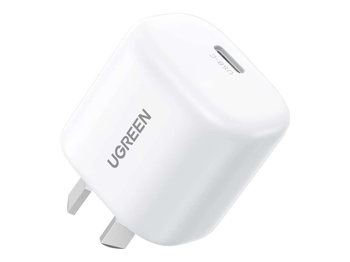 Ugreen power adapter USB-C 20 Product shot Left-angle 79750