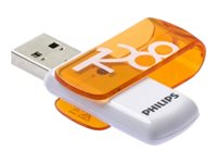 Philips FM12FD05B Vivid Edition 2.0 128GB USB 2.0 Orange Hvid