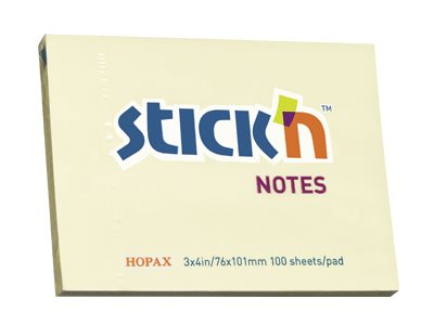 Stickn Regular Notes 76 X 101 Mm 1200 Sheets 12 X 100