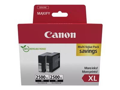 CANON PGI-2500XL Ink Cartridge BK TWIN - 9254B011