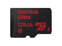 SanDisk Ultra Flash memory card (microSDXC to SD adapter included) 128 GB Class 10 