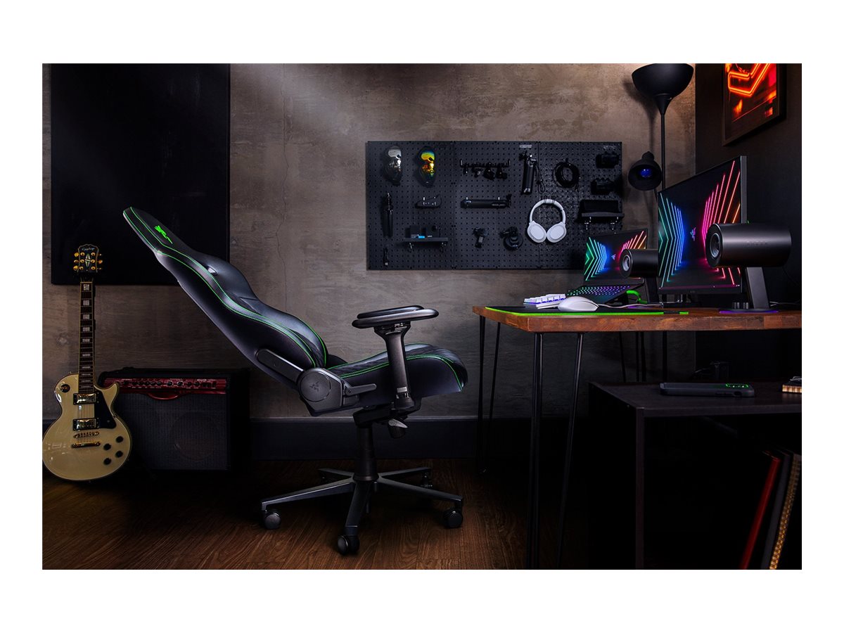 Razer Enki chair high-density polyurethane molded foam elastomeric polyurethane (EPU) steel Usage / lifestyle Left-angle 72710