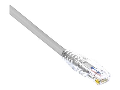 Weltron Patch cable RJ-45 (M) to RJ-45 (M) 10 ft UTP CAT 5e booted, stranded ash