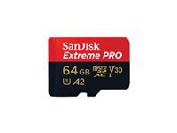 Sandisk Extreme PRO carte microSDX UHS-I  SDSQXCU-064G-GN6MA