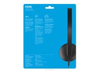 LOGI H340 USB Headset black