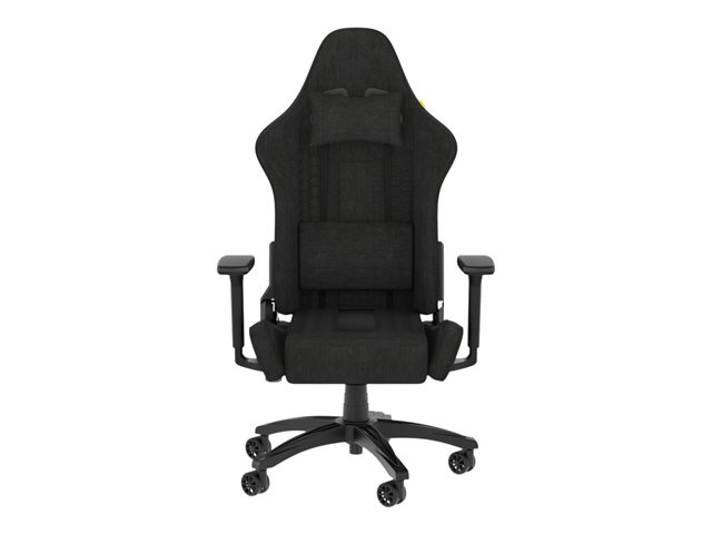Corsair Tc100 Relaxed Gaming Chair Soft Fabric Black Black