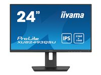iiyama ProLite XUB2493QSU-B5 24' 2560 x 1440 (2K) HDMI DisplayPort 60Hz Pivot Skærm