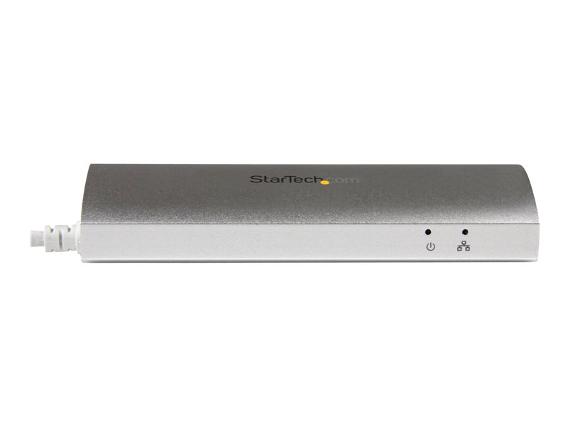 StarTech.com Hub USB 3.0 3 ports avec GbE - Aluminium