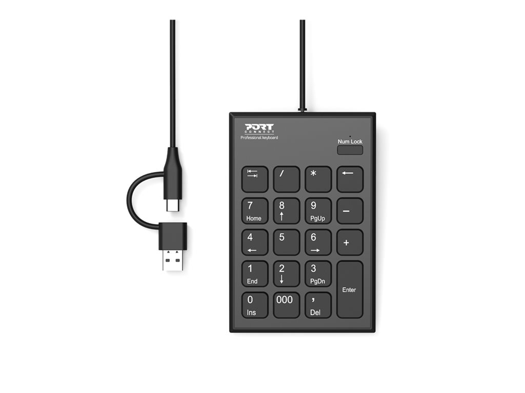 PORT DESIGNS Numeric Keypad Wired Type C
