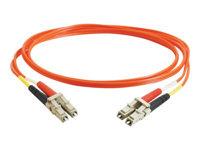 C2G 9m LC-LC 62.5/125 OM1 Duplex Multimode PVC Fiber Optic Cable