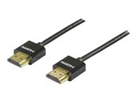 DELTACO HDMI han -> HDMI han 2 m Sort