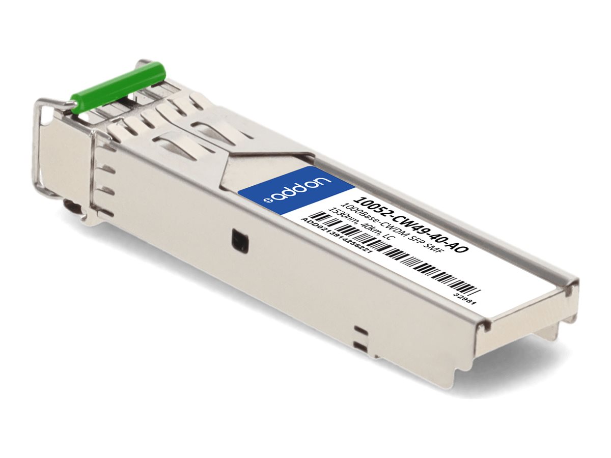 AddOn - SFP (mini-GBIC) transceiver module (equivalent to: Extreme Networks 10052-CW49-40)