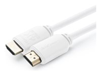 MicroConnect HDMI-kabel med Ethernet 3m Hvid