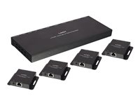 LINDY Cat.6 HDMI & IR Splitter Extender with Loop Out - Video/audio/infrared extender - 4 ports - up to 50 m