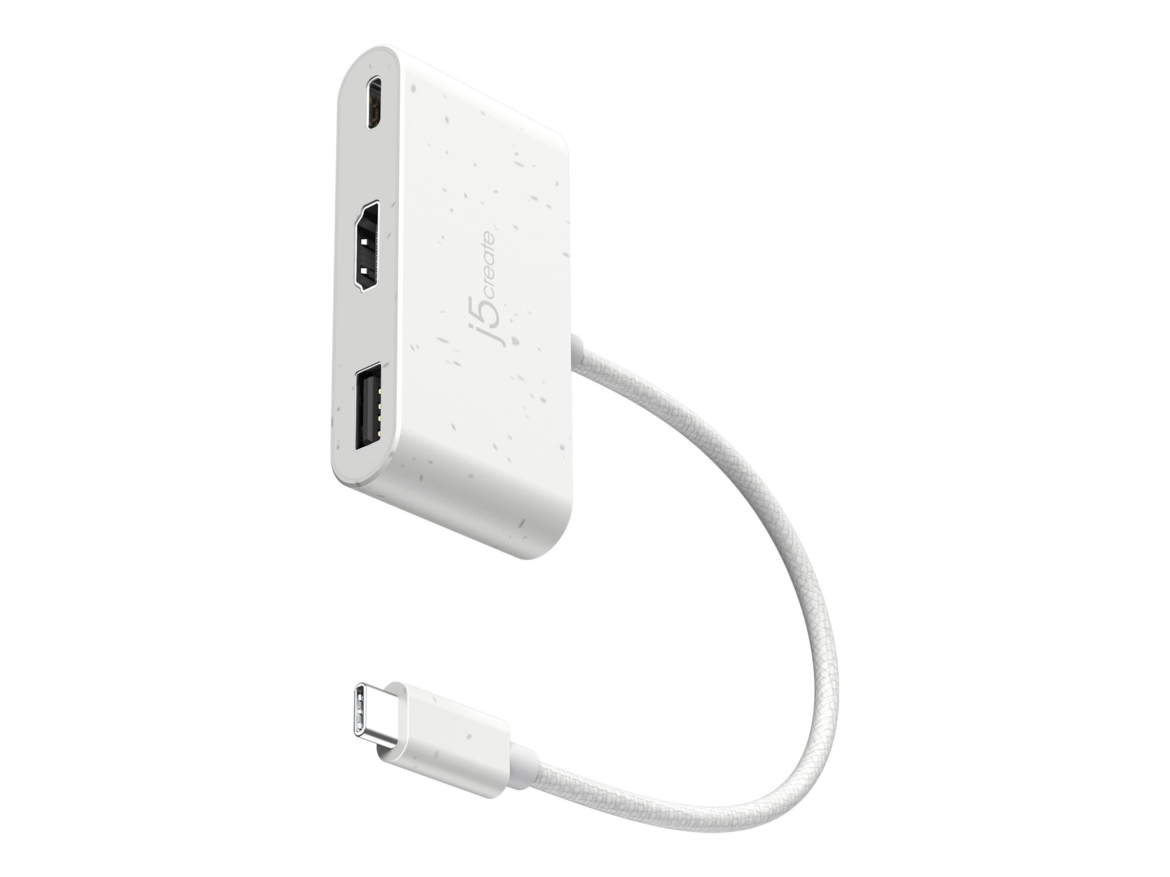 j5create JCA379EW docking station USB-C 3.2 Gen 1 Product shot Multi-angle 78950