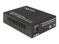 DeLOCK Media Converter 1000Base-X to SFP Fibermedieomformer Ethernet Fast Ethernet Gigabit Ethernet