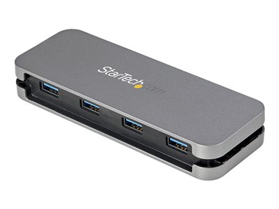 StarTech.com 4 Port USB 3.0 Hub, 4x USB-A, 5Gbps Laptop/Desktop USB Type-A Hub, USB Bus Powered, 11