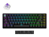 Keychron K6 HE Tastatur Magnetisk RGB Trådløs Kablet