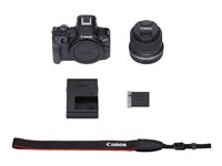 Canon EOS R50 Mirrorless Digital Camera with RF-S18-45mm F4.5-6.3 IS STM Zoom Lens - 5811C012