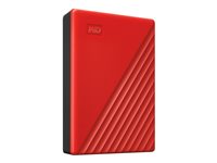 WD My Passport 4To portable HDD Red