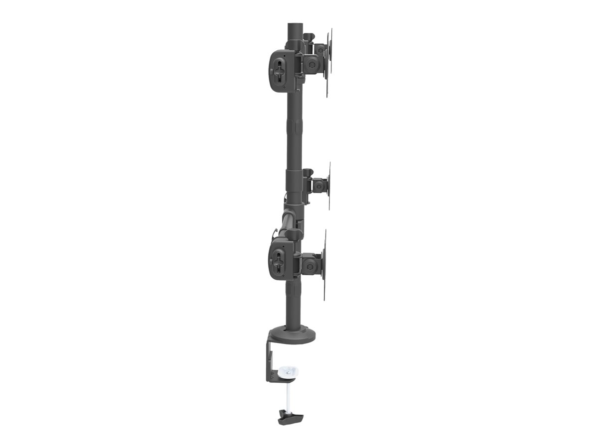 StarTech.com Desk Mount Quad Monitor Arm, Ergonomic VESA 4 Monitor Mount 2x2 up to 27", Articulating & Height Adjustable Pole Mount, Tilt/Swivel/Rotate LCD/LED Screen, Clamp/Grommet - Heavy-duty VESA Mount (ARMQUAD) montážní sada - nastavitelné rameno - pro 4 monitory – foto 5