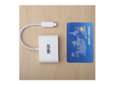 0037332193933 - Tripp Lite Series USB-C zu HDMI Adapter mit USB-A Port and PD-Aufladung HDCP Weiß