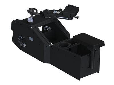 Gamber-Johnson - Mounting kit (console box, magnetic phone holder, cup holder, arm rest, Mongoose 9" locking slide arm with short clevis)