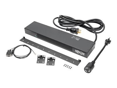 Tripp Lite 1.9kW Single-Phase Switched PDU, LX Platform Interface, 120V Outlets (8 5-15/20R), NEMA L5-20P, 12 ft. Cord, 1U Rack, TAA - Power distribution unit (rack-mountable) - 20 A - AC 100/120/127 V - 2.03 kW - 1-phase - Ethernet 10/100, USB, serial - input: NEMA L5-20 - output connectors: 8 (NEMA 5-15/20R) - 1U - 3.66 m cord - TAA Compliant