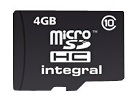 Image of Integral UltimaPro - flash memory card - 4 GB - microSDHC