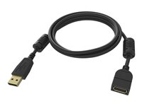 Vision Professional USB 2.0 USB forlængerkabel 2m Sort