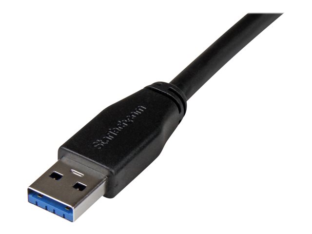 StarTech.com 5m 15 ft Active USB 3.0 USB-A to USB-B Cable - M/M - USB A to B Cable - USB 3.1 Gen 1 (5 Gbps) (USB3SAB5M)