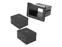 StarTech.com Conference Room, Universal Laptop Dock, 4K HDMI, 60W Power Delivery, USB Hub, GbE, Audio, In-Table Connectivity Box For Huddle/Boardroom Collaboration Space - For Teams & Zoom Calls Dockingstation