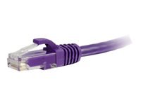 C2G 25ft Cat6a Snagless Unshielded UTP Network Patch Ethernet Cable-Purple