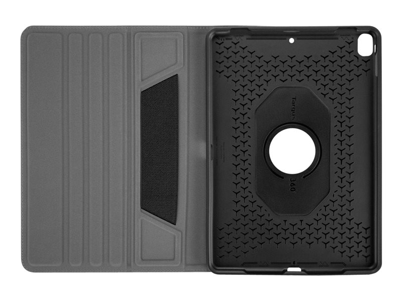 Targus VersaVu Classic - tui  rabat pour tablette - polyurthane, polycarbonate, thermoplastique - noir - 10.2" - 10.5" - pour Apple 10.2-inch iPad (7th generation, 8th generation); 10.5-inch iPad Air (3rd generation); 10.5-inch iPad Pro