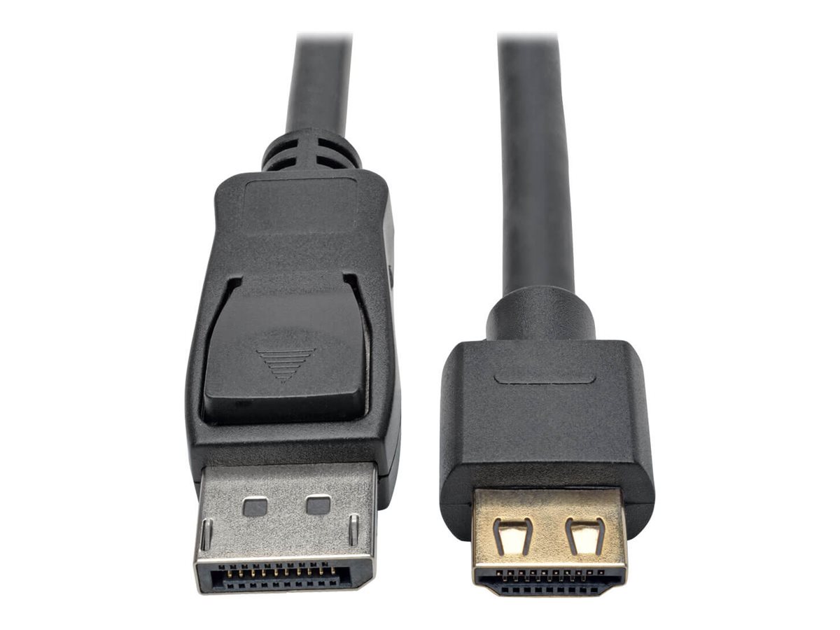 Tripp Lite DisplayPort to HDMI Adapter Cable with Gripping HDMI Plug Active DP 1.2a to HDMI 4K x 2K 6ft 6'