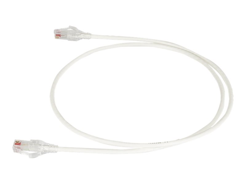 CORD28AWG CAT6 WHT 3FT