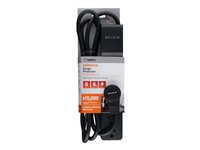 Belkin Essential Series Surge protector output connectors: 6 black