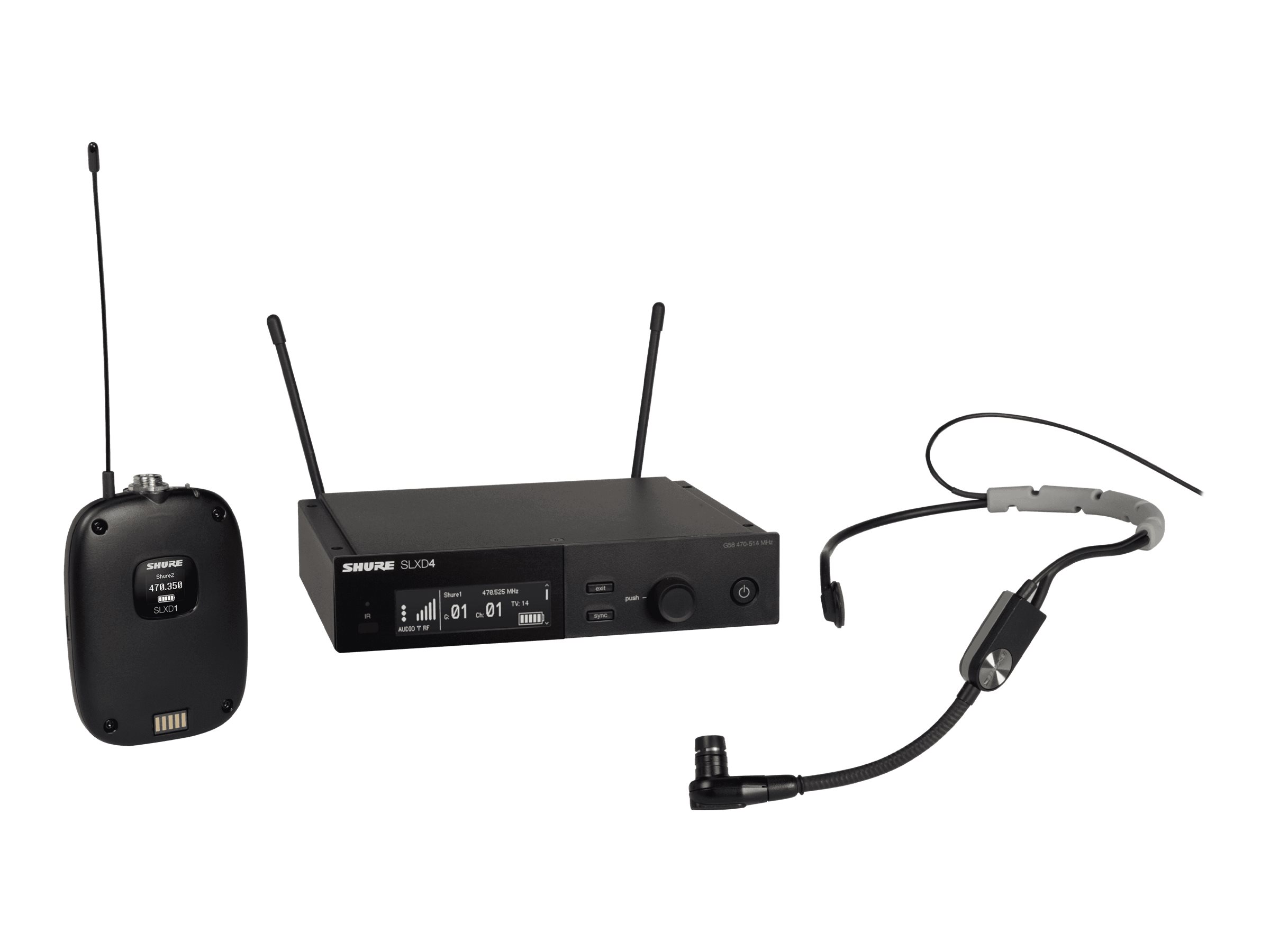 Shure SLXD14/SM35 - H55 Band
