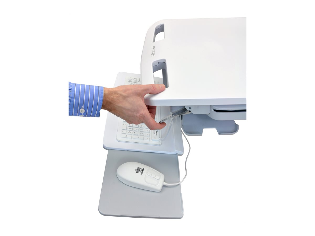 Ergotron StyleView Cart with LCD Arm, LiFe Powered, 1 Tall Drawer vozík - pro LCD displej / klávesnice / myš / CPU / notebook / skener čárových kódů - kompatibilní s TAA – foto 3