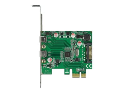 DELOCK PCI Expr x1 Karte > 2x ext SuperSpeed USB 3.2G1 C 90493 (BILD1)