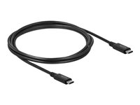 DeLOCK USB4 / Thunderbolt 3 / DisplayPort USB Type-C kabel 2m Sort