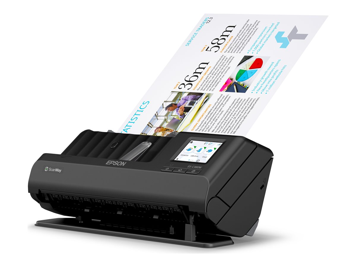 Epson ES-C380W - skener typ sheetfed - stolní - USB 2.0, Wi-Fi(n) – foto 3