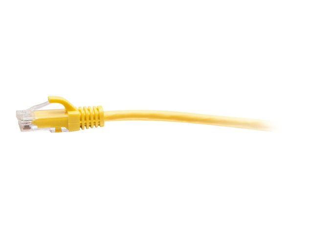 C2G 5ft (1.5m) Cat6a Snagless Unshielded (UTP) Slim Ethernet Network Patch Cable - Yellow - patch kabel - 1.5 m - žlutá – foto 3