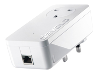 devolo dLAN 1200+ - Powerline adapter - GigE, HomePlug AV (HPAV) - wall-pluggable