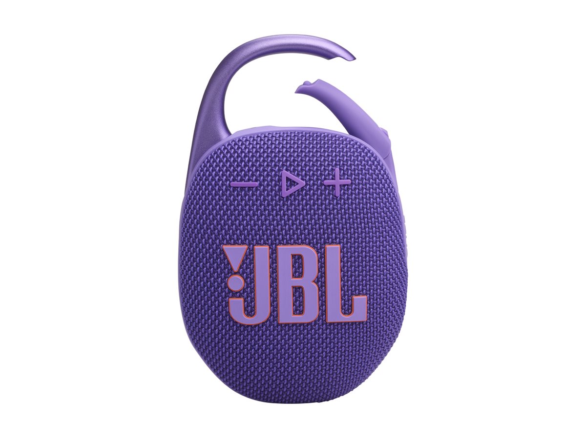 JBL Clip 5 Portable Bluetooth Speaker - Purple - JBLCLIP5PURAM