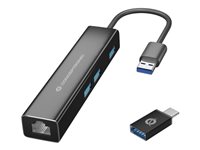 Conceptronic DONN07BA Hub 3 porte USB