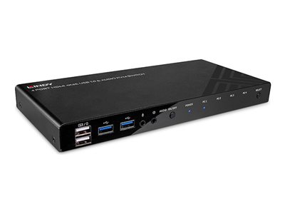 LINDY 4 Port HDMI 4K60 USB 3.0 & Audio, LINDY 39313 39313 (BILD6)